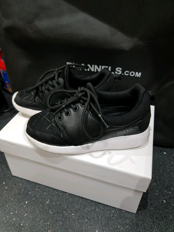 boss trainers flannels